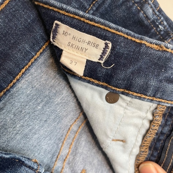 Madewell 10” High-rise Skinny Jeans in Hayes Wash size 27 - Picture 8 of 8